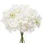 VEVOR Artificial Flowers, 305 pcs Real Looking White Silk Fake Hydrangea Bulk, White Faux Bridal Shower with Stems for DIY Wedding Bouquets, Home Centerpieces Arrangements, Party Tables Decorations