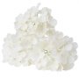 VEVOR Artificial Flowers, 65 pcs Real Looking White Silk Fake Hydrangea Bulk, White Faux Bridal Shower with Stems for DIY Wedding Bouquets, Home Centerpieces Arrangements, Party Tables Decorations