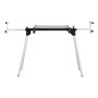 VEVOR Miter Saw Stand, 300lbs Load Capacity Steel Collapsible Stand for Miter Saw with One-piece Mounting Brackets Clamps, Adjustable Height and Length, Portable Compact and Folding Miter Saw Stand