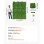 VEVOR Artificial Plant Wall, 12PCS 50.8 x 50.8 cm Artificial Boxwood Panels, Sun Protection Greenery Backdrop Privacy Hedge Fence, Fake Grass Screen for Wedding, Indoor, Outdoor Garden, Backyard