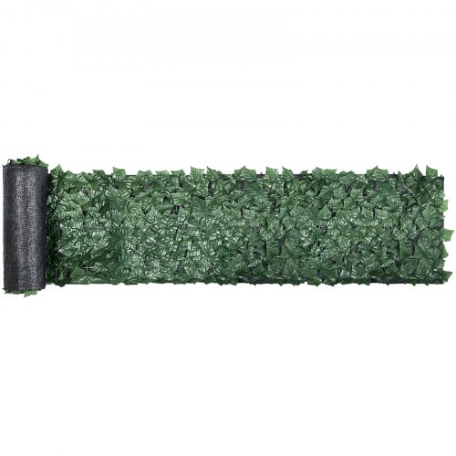 VEVOR Artificial Ivy Privacy Fence Screen, 39"x158" Ivy Fence, PP Faux Ivy Leaf Artificial Hedges Fence, Faux Greenery Outdoor Privacy Panel Decoration for Garden, Decor, Balcony, Patio, Indoor