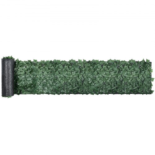 VEVOR Ivy Privacy Fence Screen, 39"x178" PP Faux Leaf Artificial Hedges, 3-Layers Indoor or Outdoor Greenery Leaves Panel, Multi-use for Garden, Yard, Decor, Balcony, Patio, Home, Green, 39 x 178 Inch