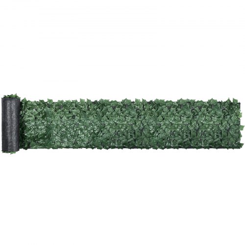 VEVOR Ivy Privacy Fence Screen, 39"x198" PP Faux Leaf Artificial Hedges, 3-Layers Indoor or Outdoor Greenery Leaves Panel, Multi-use for Garden, Yard, Decor, Balcony, Patio, Home, Green, 39 x 198 Inch