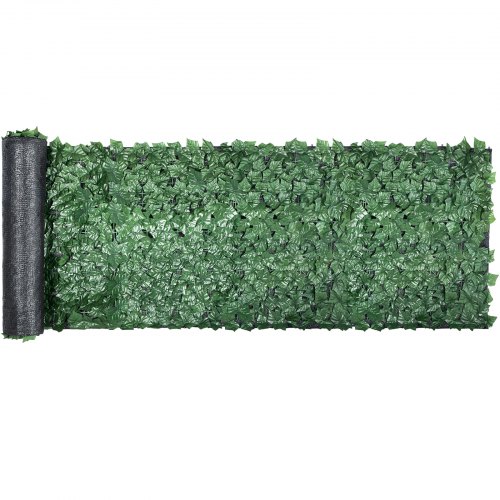 VEVOR Artificial Ivy Privacy Fence Screen, 59"x158" Ivy Fence, PP Faux Ivy Leaf Artificial Hedges Fence, Faux Greenery Outdoor Privacy Panel Decoration for Garden, Decor, Balcony, Patio, Indoor