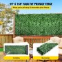 VEVOR Artificial Ivy Privacy Fence Screen, 59"x158" Ivy Fence, PP Faux Ivy Leaf Artificial Hedges Fence, Faux Greenery Outdoor Privacy Panel Decoration for Garden, Decor, Balcony, Patio, Indoor