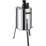 VEVOR Electric Honey Extractor 4 Frame Bee Honey Extractor Separator Stainless Steel Honey Frame Extractor Spinner Drum Beekeeping Extractor Apiary Centrifuge Equipment