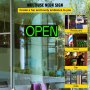 VEVOR LED Open Sign, 20" x 7" Neon Open Sign for Business, Adjustable Brightness Green Neon Lights Signs with Remote Control and Power Adapter, for Restaurant, Bar, Salon, Shop, Hotel, Window, Wall