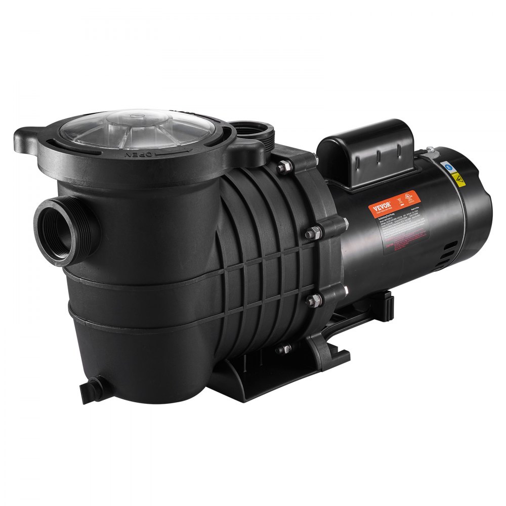 VEVOR Pool Pump 2.0HP 230V, Variable Dual Speed Pumps 1500W, 5520 GPH Max Flow, Powerful Self-priming Swimming Pool Motor for Above Ground Pool, with Strainer Filter Basket, ETL Certification