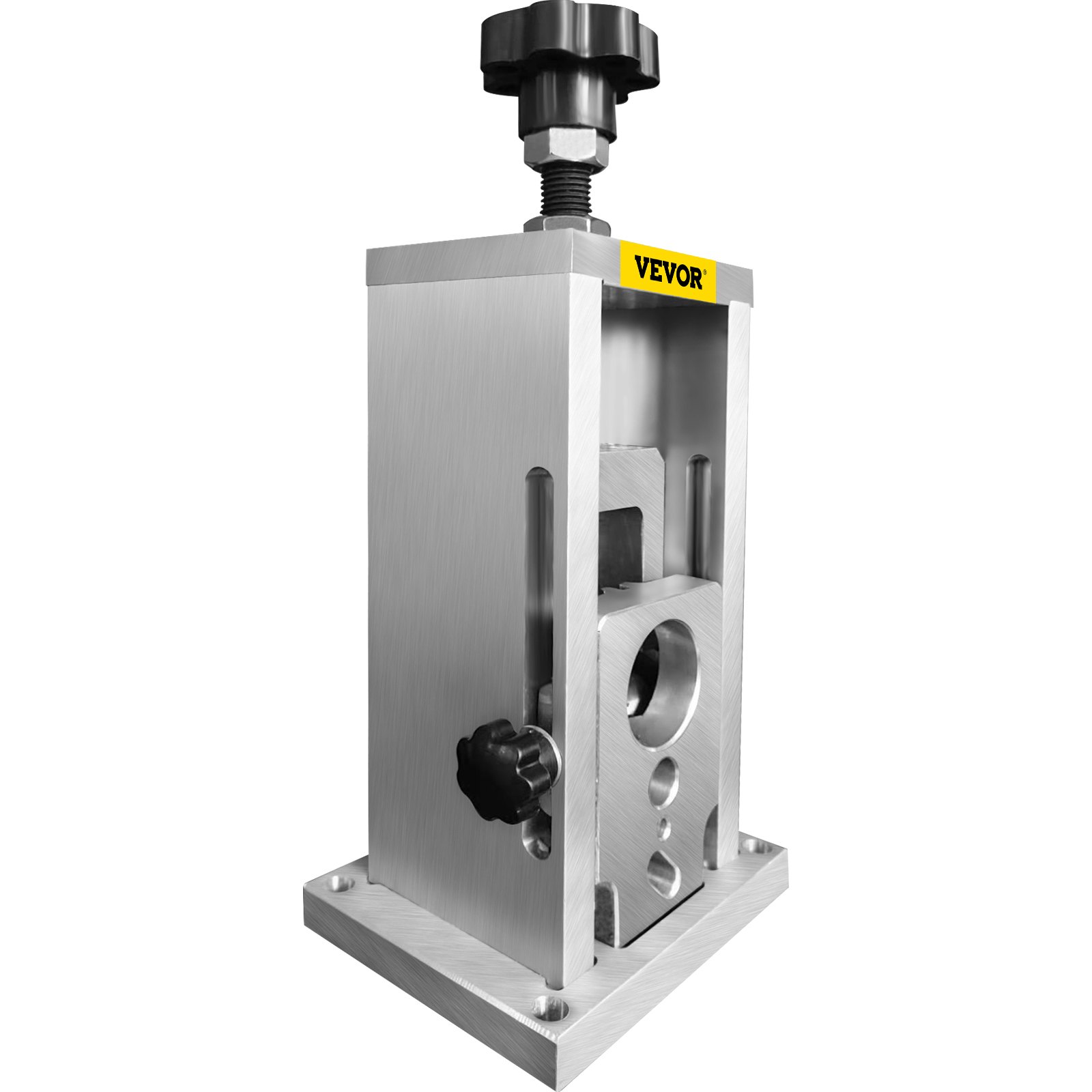 VEVOR wire stripping machine with adjustable blade and sturdy metal construction.