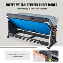 VEVOR 3-in-1 Rotating Swivel Multi Game Table Air Hockey Billiards Table Tennis