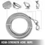 VEVOR Wire Rope Puller 1.6T/3500lbs Capacity Hand Winch Rope 66ft Grip Puller Manual Wire Rope Puller Heavy Duty Wire Rope Grip Puller Hoist  Pulling Towing Equipment for Indoor and Outdoor Use