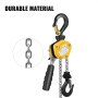 550lbs 20ft Lever Hoist Chain Hoist Yellow Heavy Duty 6m Power Plants