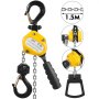 Vevor 1/2t Chain Hoist Heavy-duty Lever Hoist 1100lbs Capacity With 5ft Chain