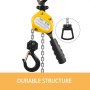 Vevor 1/2t Chain Hoist Heavy-duty Lever Hoist 1100lbs Capacity With 5ft Chain