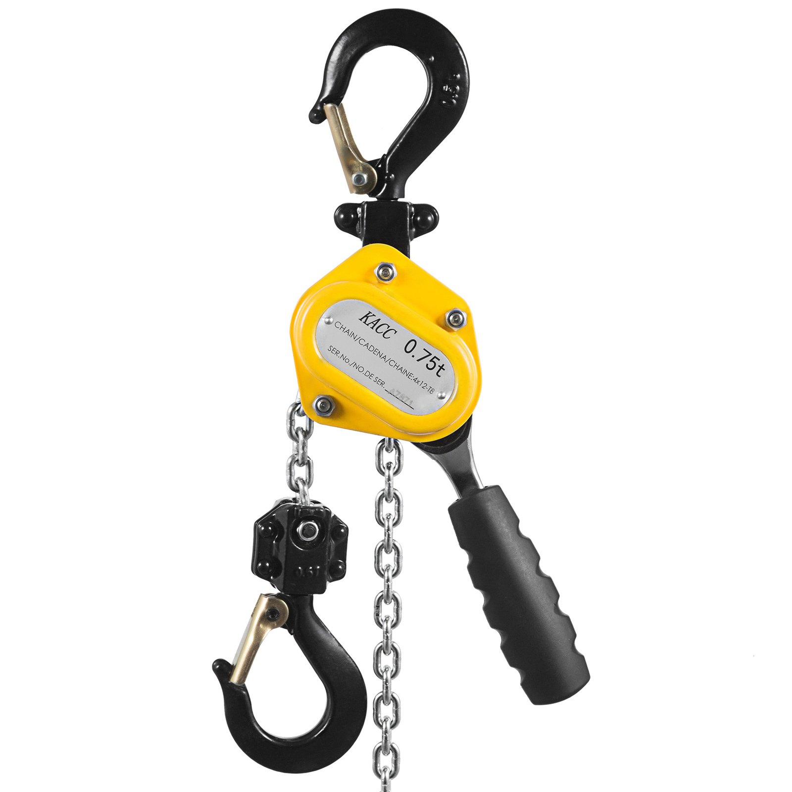 0.75t 1.5m Lever Block Chain Hoist Puller Hand Pull Solid Grips