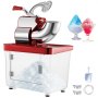 300W Commercial Ice Shaver Crusher Electric Snow Cone Maker Machine 180kg/h