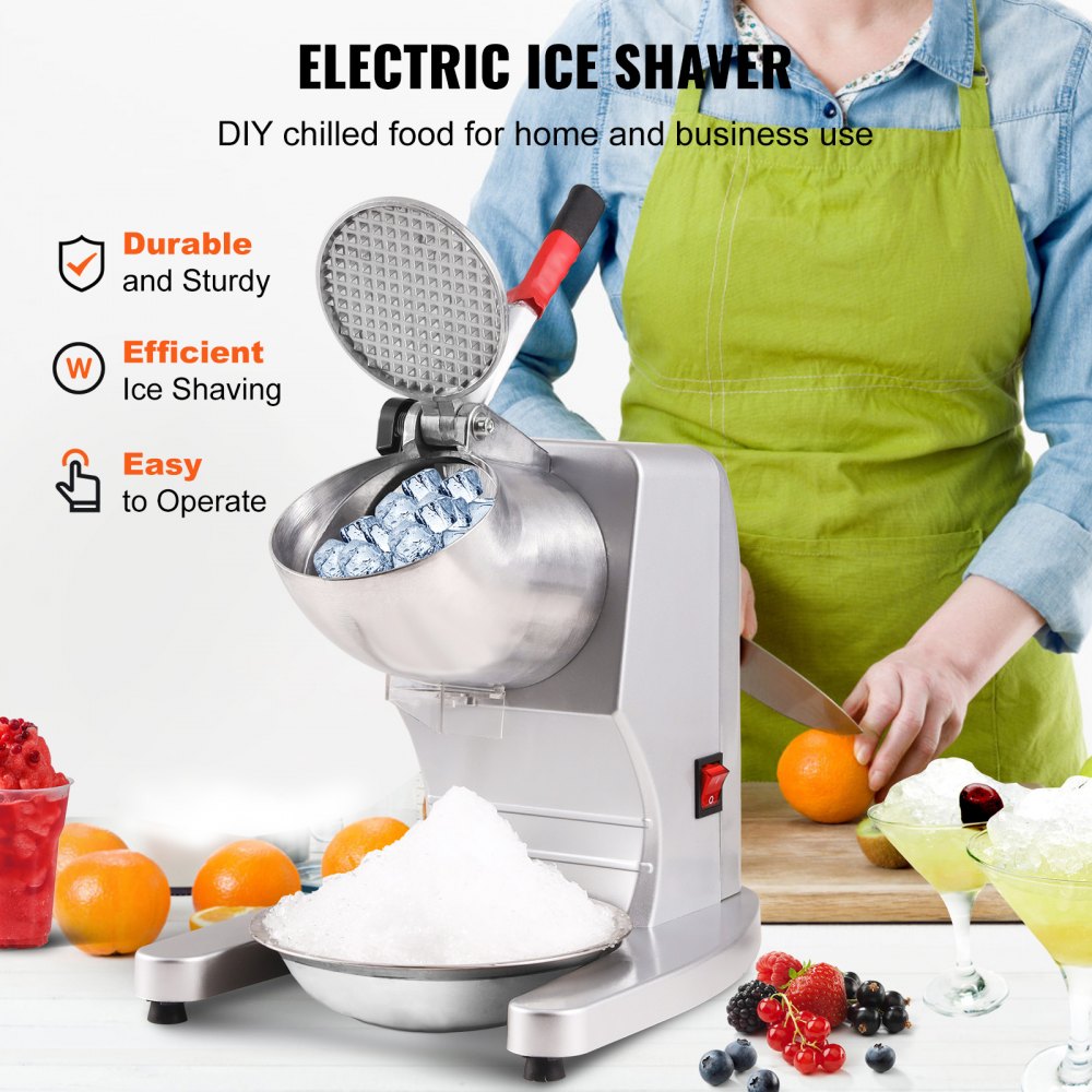 Ice Crusher ABS Multifunction Mini 500ml Portable Shaved Ice Machine and Ice  Cubes Tray Set Kitchen