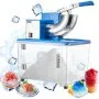 Commercial Ice Crusher 661LBS/H Electric Snow Cone Maker Shaved Ice Blue