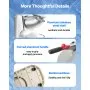Commercial Ice Crusher 220LBS/H Electric Snow Cone Maker Shaved Ice Silver