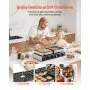 VEVOR 50PCS Mini Dutch Pancake Maker Commercial Dorayaki Baker Non-stick 1800W