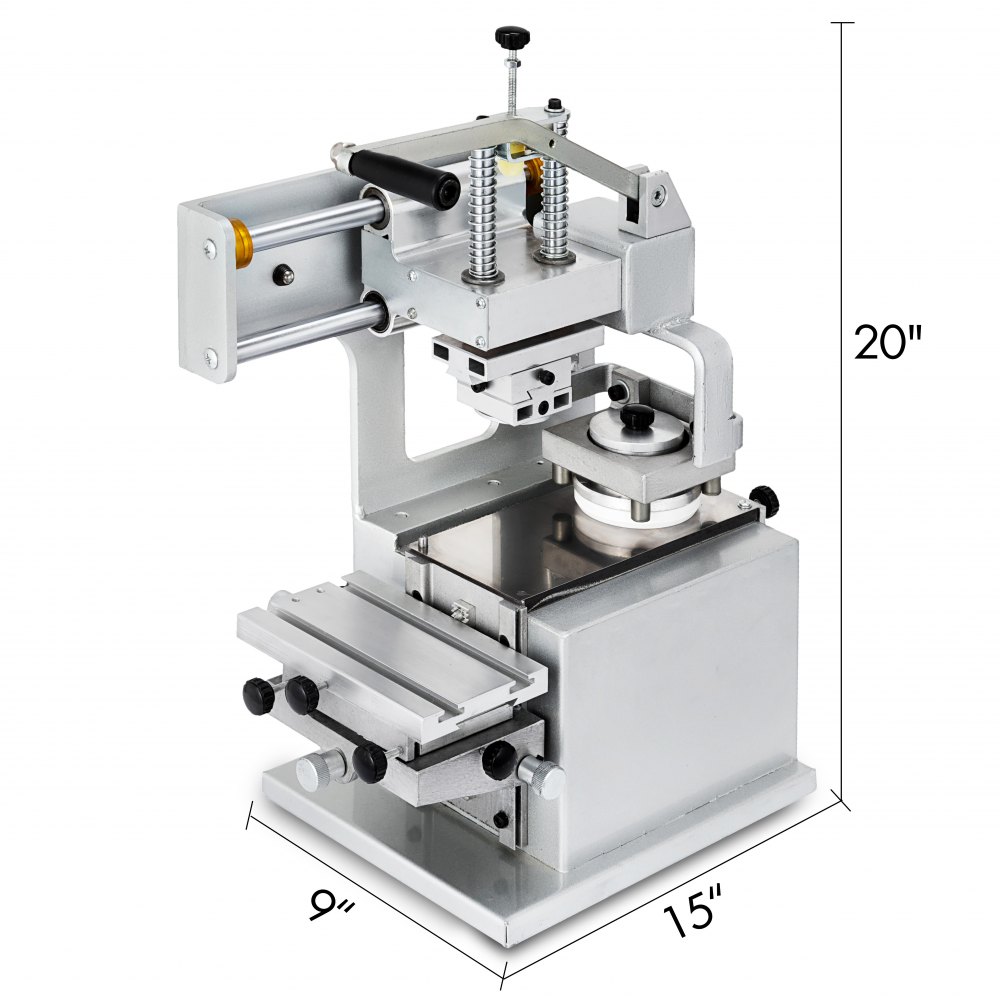 Manual Pad Printer Pad Printing Machine Transfer Sealed Ink Cup System Kit