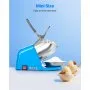 Commercial Ice Crusher 286LBS/H Electric Snow Cone Maker Shaved Ice Blue