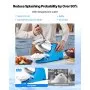 Commercial Ice Crusher 286LBS/H Electric Snow Cone Maker Shaved Ice Blue