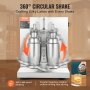 Milkshake Maker Machine 120W Electric Milk Tea Shaker Stainless Steel Commercial