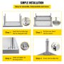 VEVOR Stainless Steel Table for Prep & Work 36" x 30" Kitchen Equipment Stand