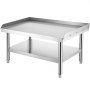 VEVOR Table en acier inoxydable pour préparation et travail 48" x 28" Support d'équipement de cuisine