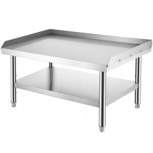 Extra robust stainless steel folding table XL - INOX RVS FOR FOOD INDUSTRY