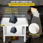 Mesa de aço inoxidável VEVOR para preparação e trabalho Suporte de equipamento de cozinha de 24" x 28