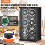 VEVOR watch winder with expanding watch pillow, multi control modes, fits various mechanical watches.