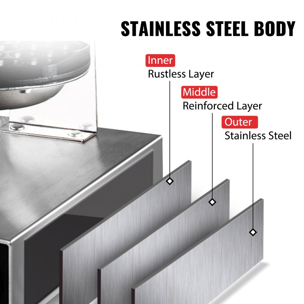 VEVOR Commercial Egg Waffle Maker 220V 1400W Bubble Waffle Maker Stainless Steel Egg Waffle Maker 30pcs Egg Waffle Maker Professional Bubble Egg Waffles Cake Machine Waffle Baker