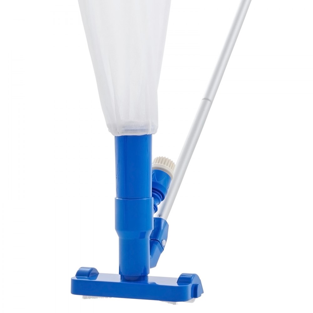VEVOR Portable Pool Vacuum Handheld Pool Vacuum Cleaner with 3 Scrub Brushes