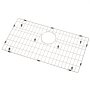 VEVOR sink protector grid with center drain hole and adjustable black rubber feet.