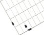 VEVOR sink protector grid, stainless steel mesh with black silicone pads