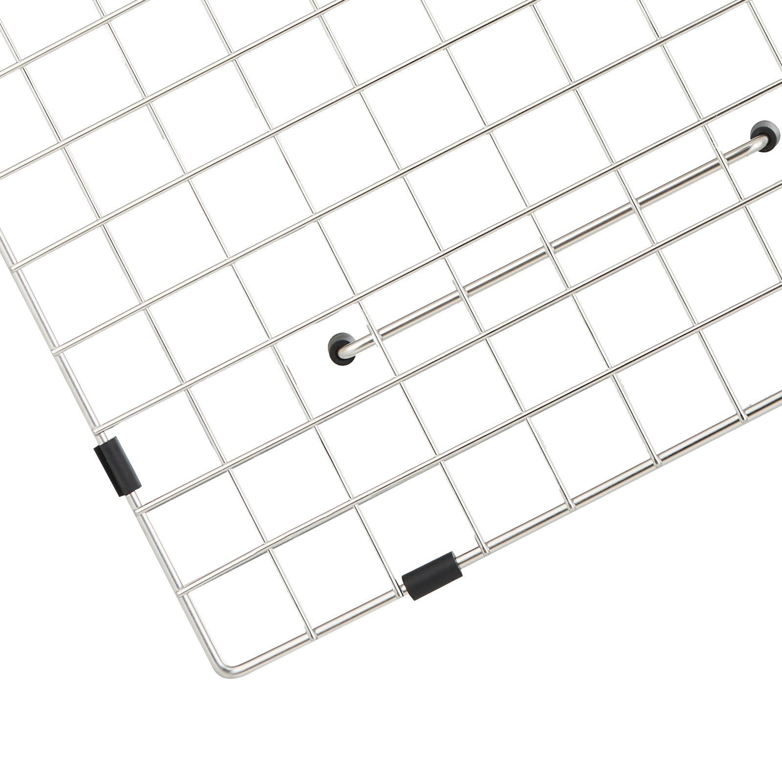 VEVOR sink protector grid with stainless steel construction and rubber corner protectors.