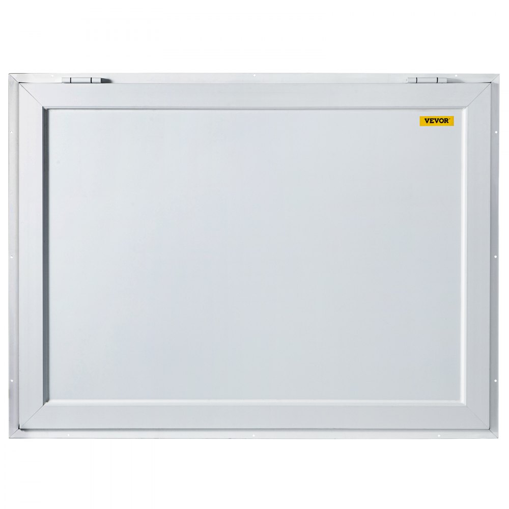 VEVOR Concession Window, 48 x 36 inch, Aluminum Alloy Food Truck Service Window with 4 Horizontal Sliding Screen Windows & Awning Door & Drag Hook, Serving Window for Food Trucks Concession Trailers