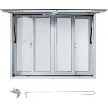 VEVOR Concession Stand Serving Window Food Truck Service Awning 48x36in