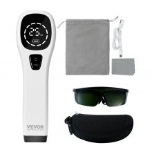 VEVOR zařízení pro terapii červeným světlem Red & Near Infrared Therapy 12*650nm + 4*808nm