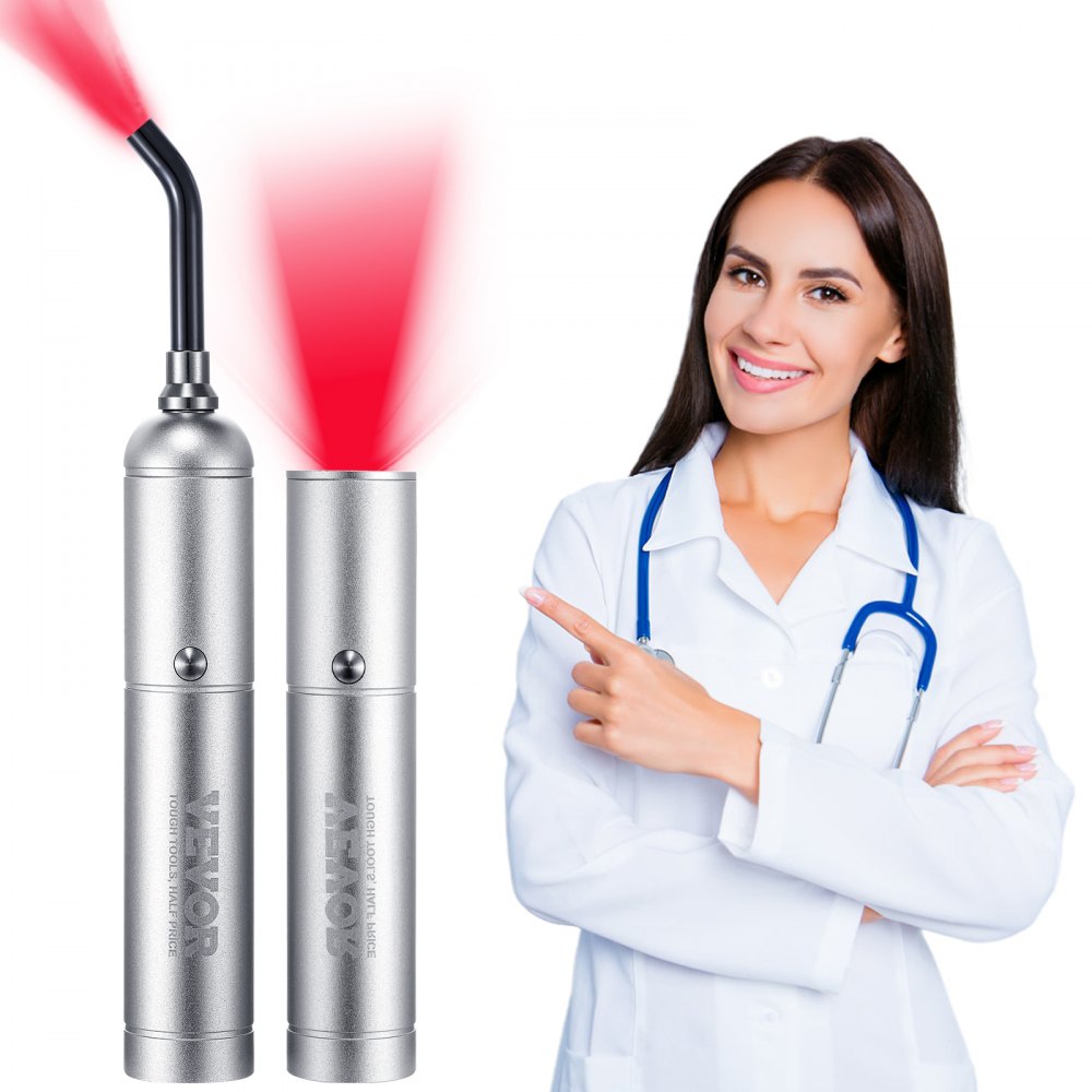 VEVOR Red Light Therapy Device & Avtagbar spets Ansikts- och kroppsljusterapistav