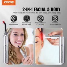 VEVOR Red Light Therapy Device & Removable Tip Facial & Body Light Therapy Wand