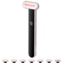 VEVOR - Varita de terapia de luz roja para rostro, LED de 7 colores, dispositivo de terapia de luz roja con terapia de calor | Masajeador vibratorio de microcorriente, varita de belleza LED portátil para rostro y cuello