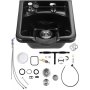 VEVOR Shampoo Basin, Black Hairdresser Sink Shampoo Bowl Sink,  ABS Plastic Salon and Spa Hair Washing Sink, Hair Backwash Basin Beauty Salon Equipment for Hair Stylists