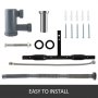 VEVOR shampoo bowl installation kit with screws, washers, hoses, and connectors. easy to install.