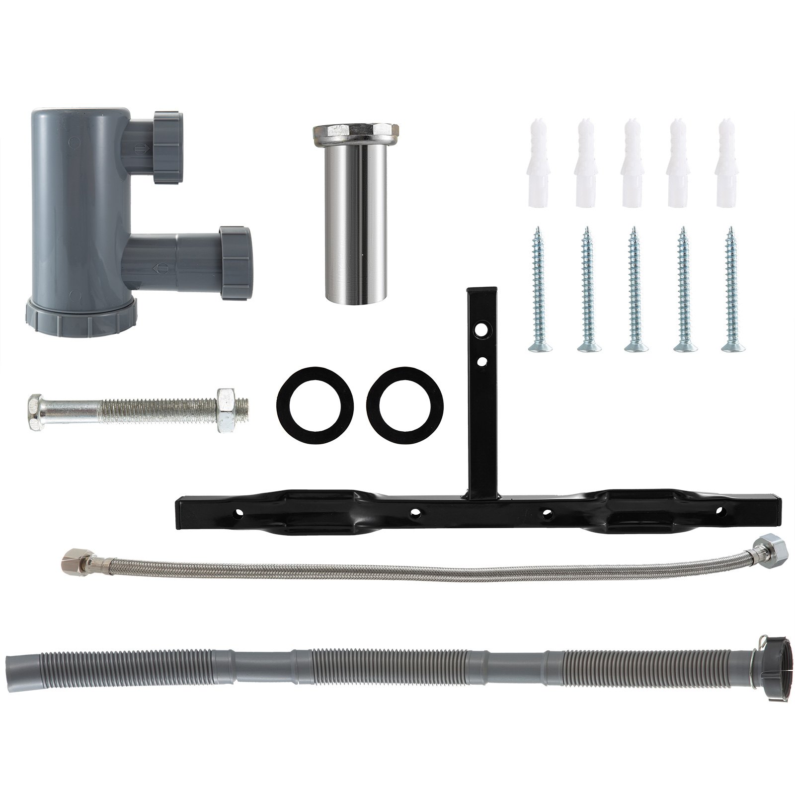 Shampoo Bowl Black ABS Plastic Salon And Spa Hair Sink Beauty