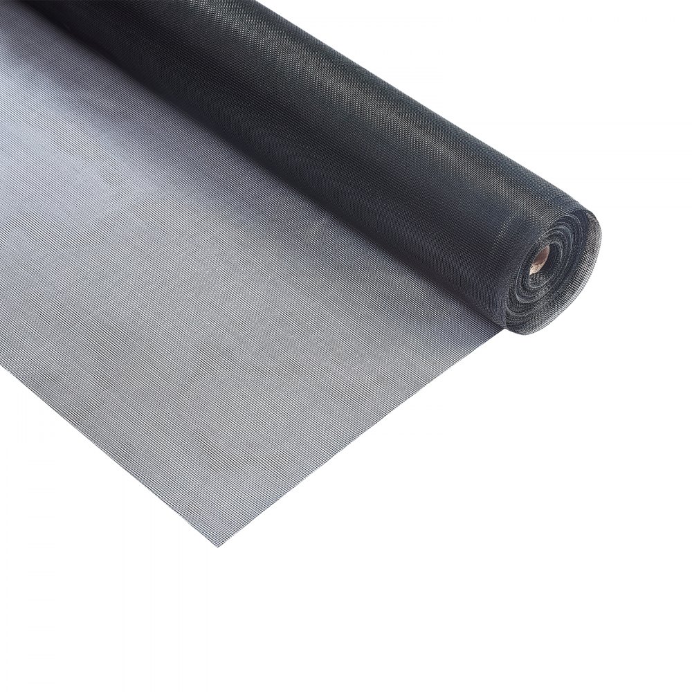 VEVOR Window Screen Replacement, 100 ft × 48 in Window Screen Mesh, DIY Adjustable Fiberglass Screen Mesh - Durable, Washable & Easy to Install, Window Screen Repair Kit for Patio Porch Door Windows