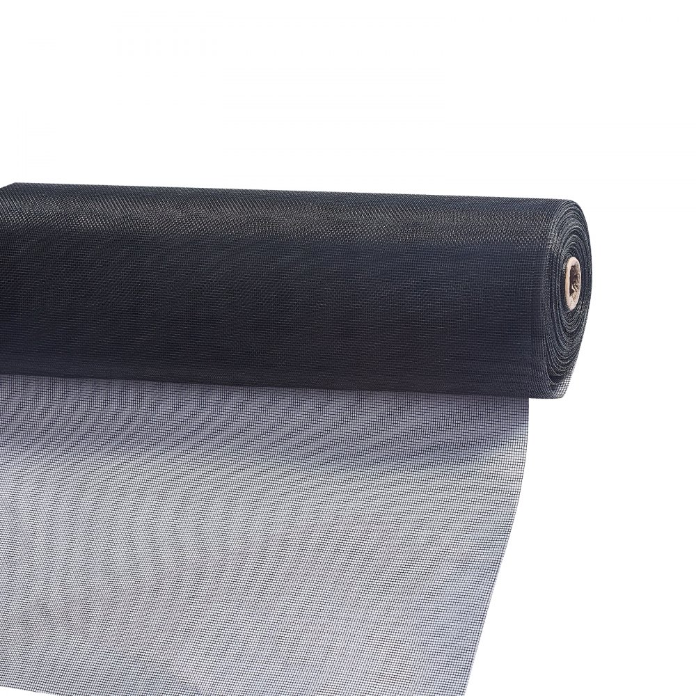 VEVOR Window Screen Replacement, 100 ft × 48 in Window Screen Mesh, DIY Adjustable Fiberglass Screen Mesh - Durable, Washable & Easy to Install, Window Screen Repair Kit for Patio Porch Door Windows