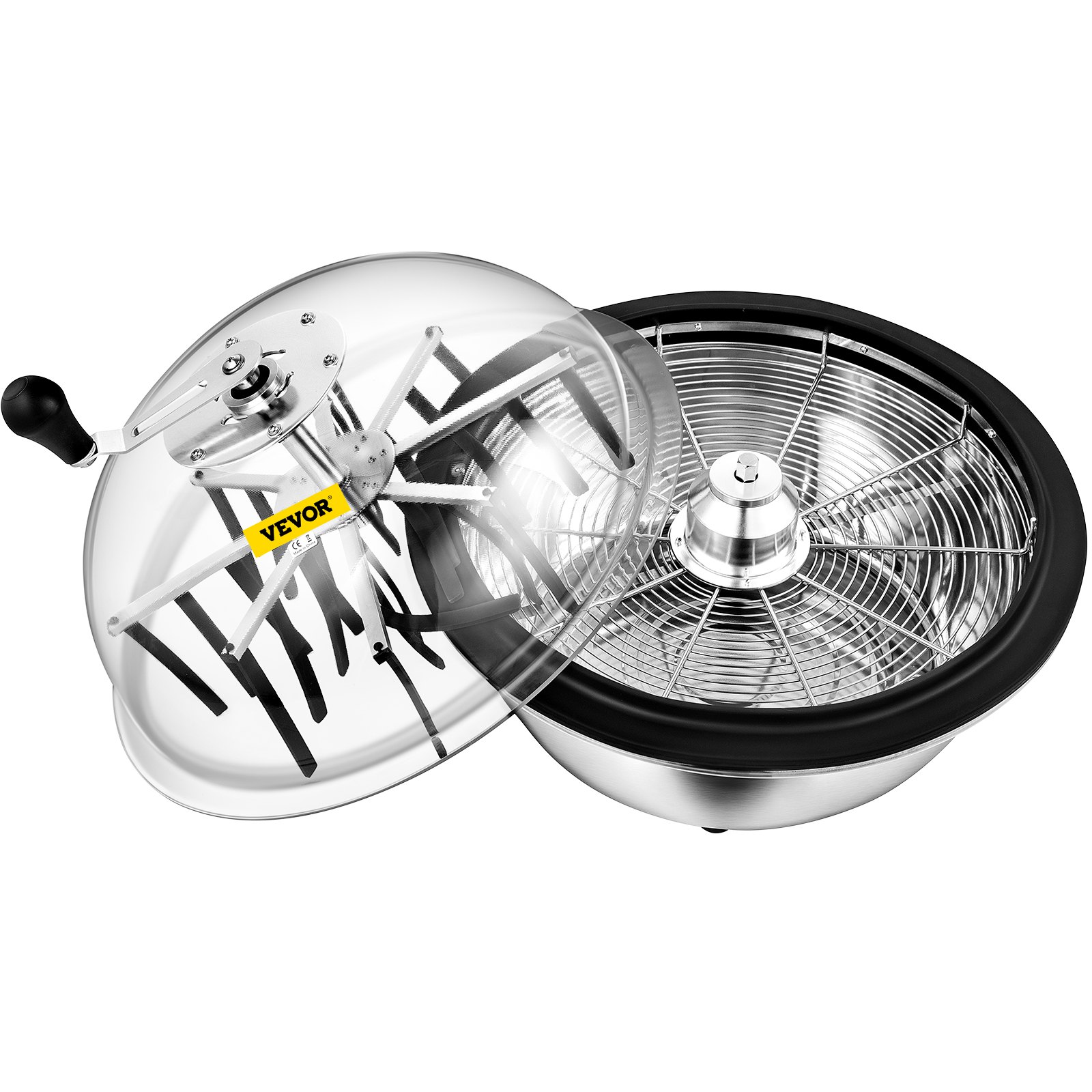 VEVOR 24 Inch Bowl Trimmer Leaf Bowl Trimmer Hydroponic Pro Bowl Trimmer Hand Leaf Bud Trim Reaper Cutter Twisted Spin Cut for Plant Bud and Flower